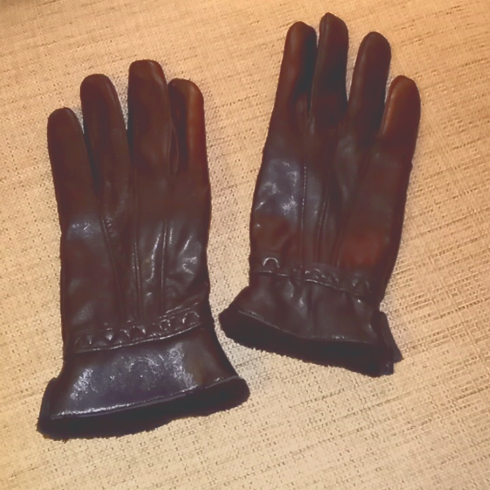 Gently Loved Genuine Leather Gloves